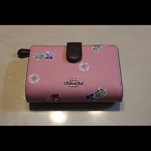 Coach pink mini Wallet, brand new!